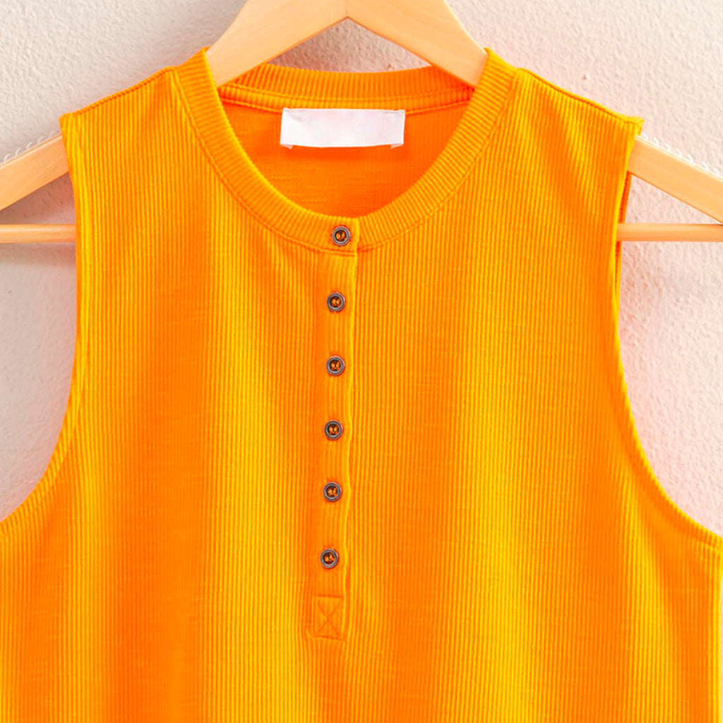 Blusa Naranja Basica