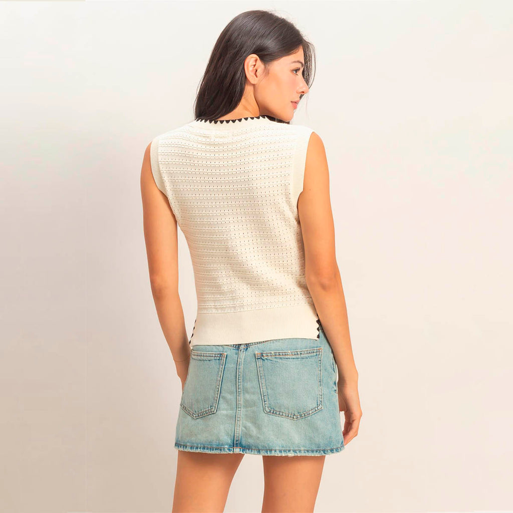 Blusa Beige con Decoracion