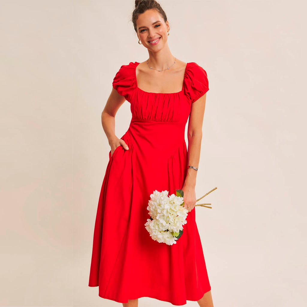 Vestido Rojo Largo