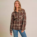 Camisa Cafe a Cuadros