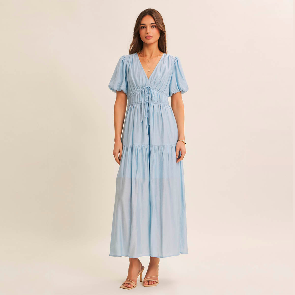 Vestido Azul Largo