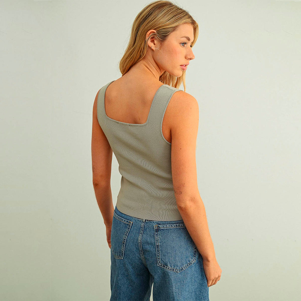 Blusa Verde de Tirantes