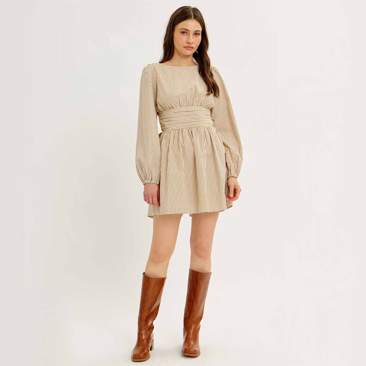 Vestido Cafe de Rayas