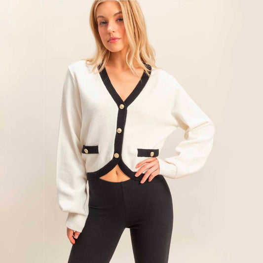 Sueter Blanco con Lineas Contraste