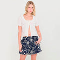 Blusa Blanca con Detalle