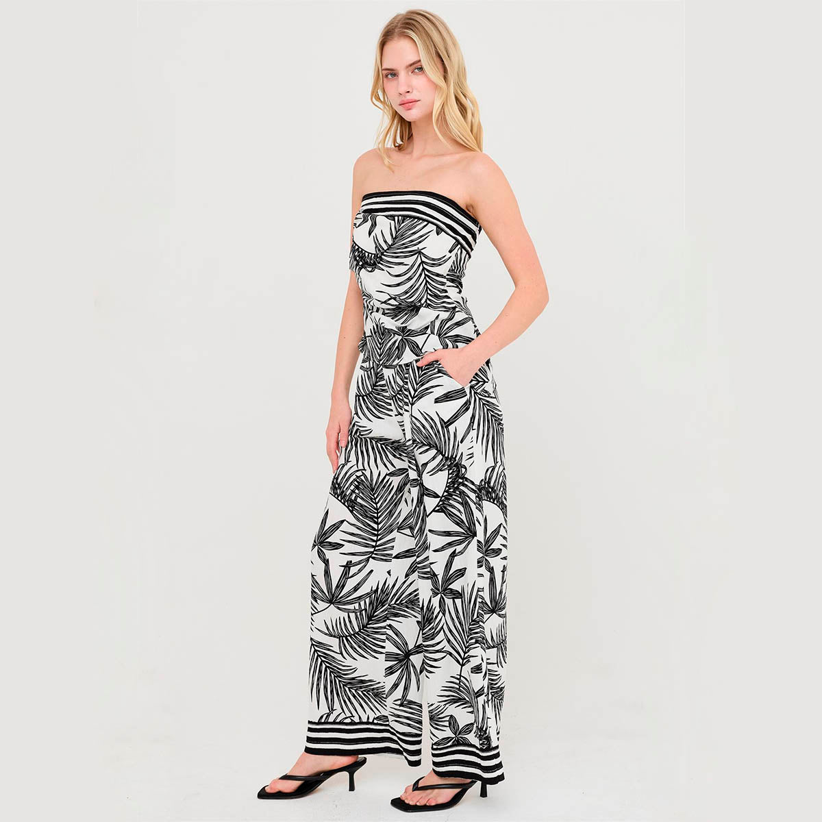 Set Negro Estampado