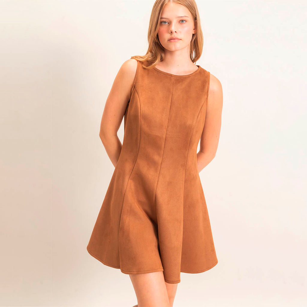 Vestido Camel