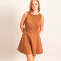 Vestido Camel