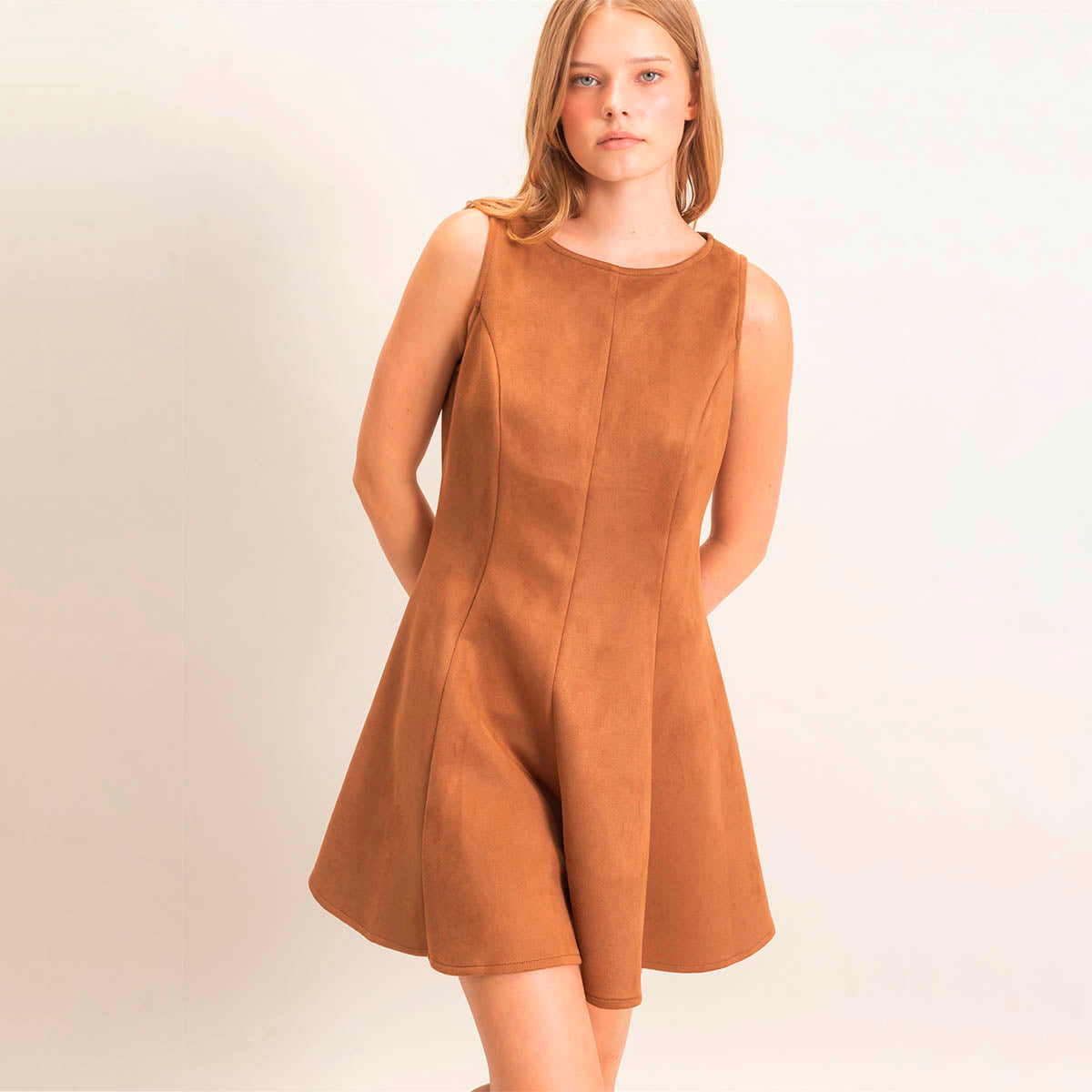Vestido Camel
