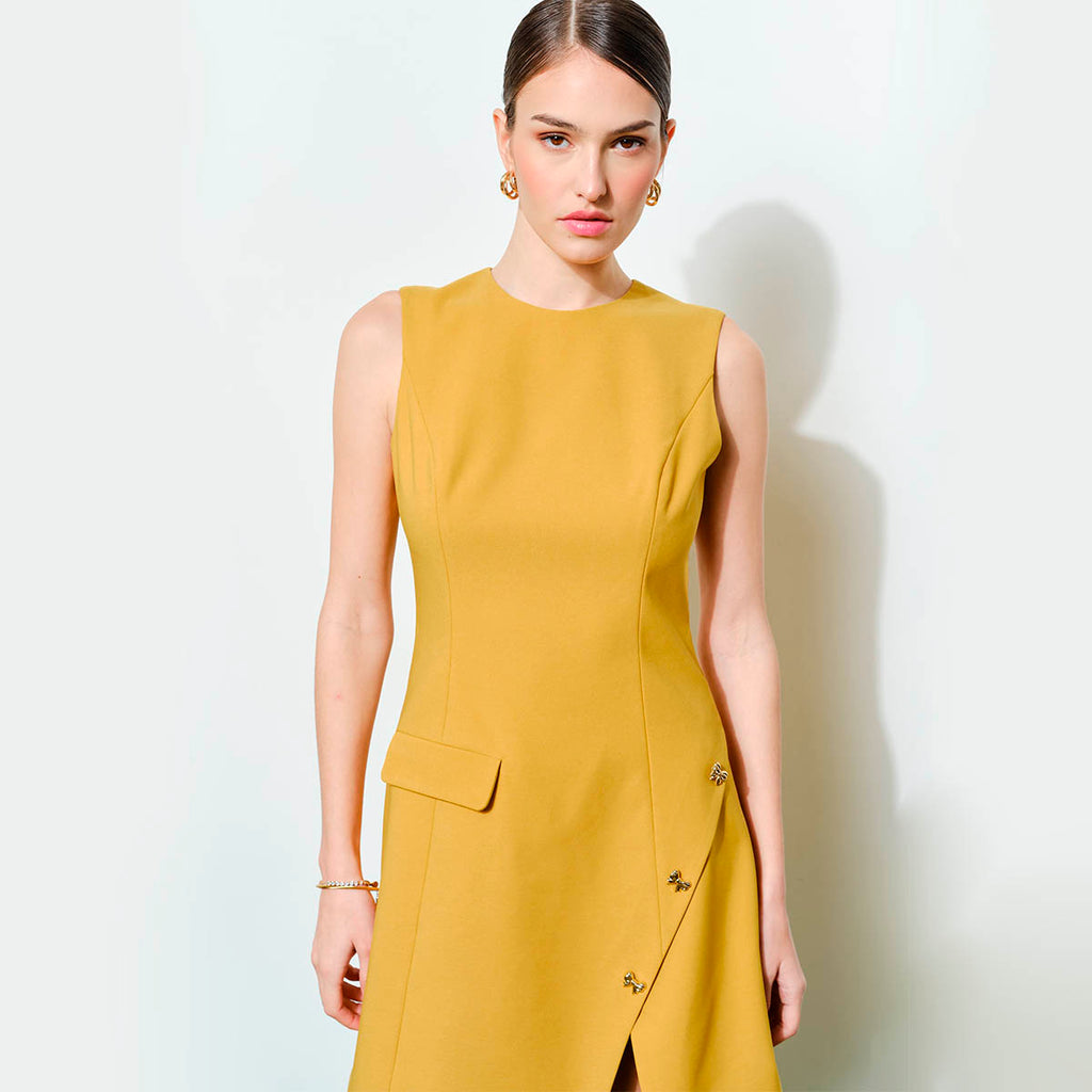 Vestido Mostaza