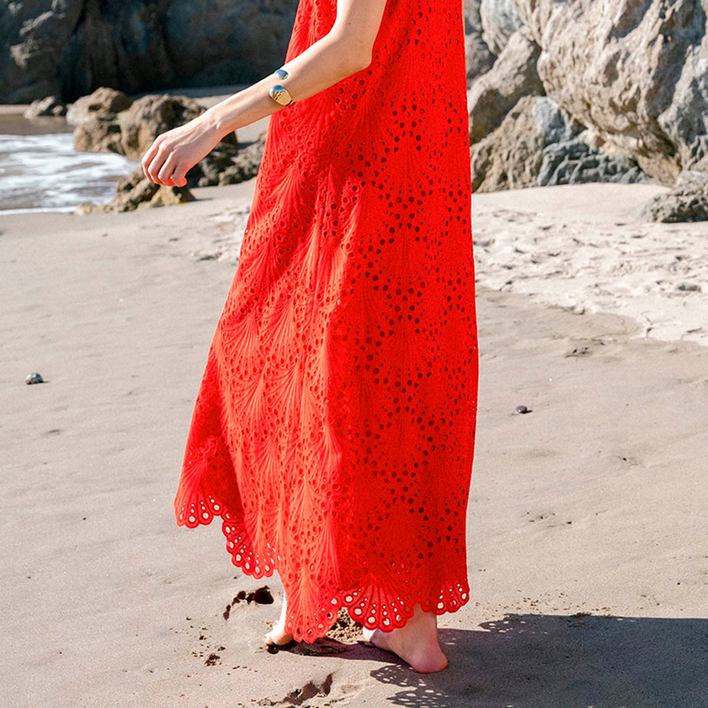 Vestido Rojo Largo