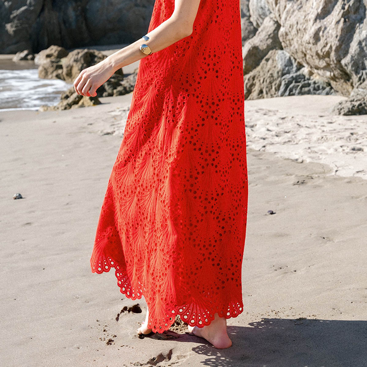Vestido Rojo Largo