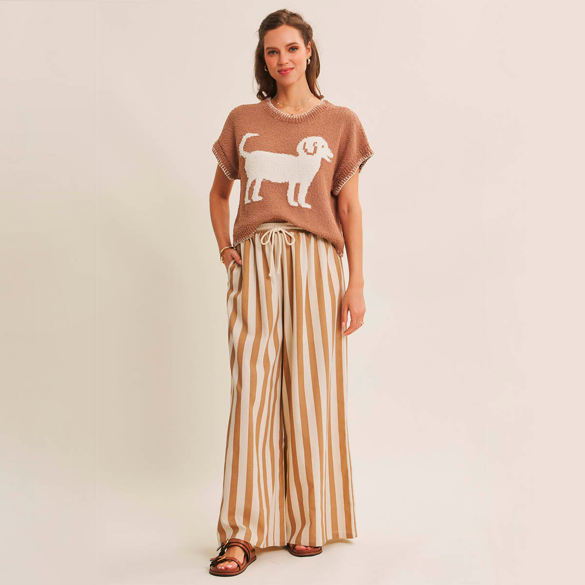 Pantalon Cafe de Rayas
