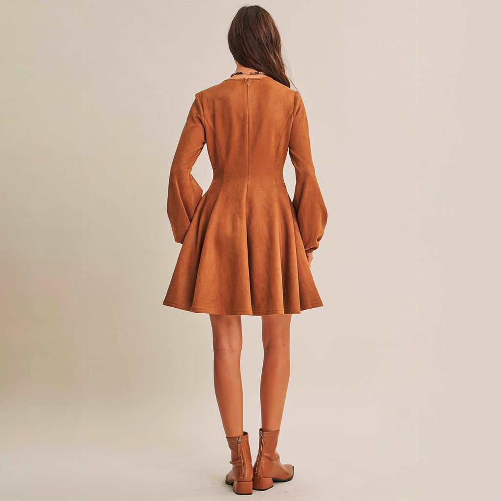 Vestido Camel