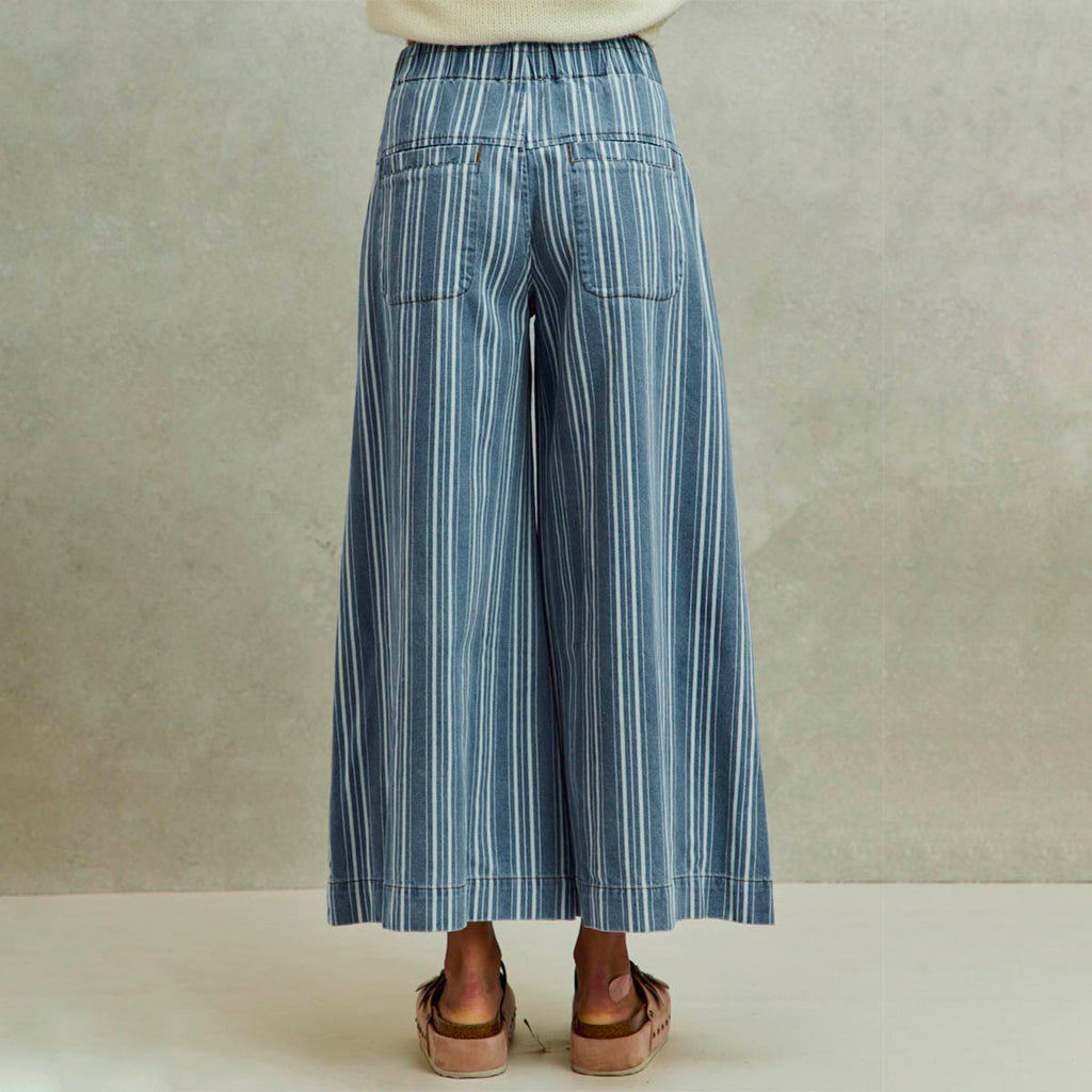 Pantalon Azul de Rayas