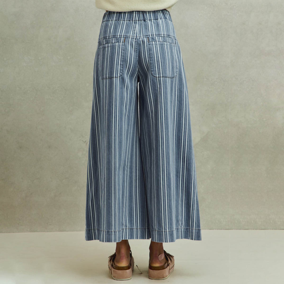 Pantalon Azul de Rayas