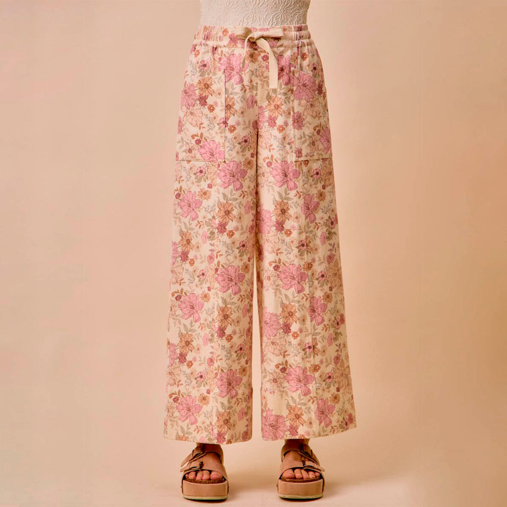 Pantalon Ancho con Estampado