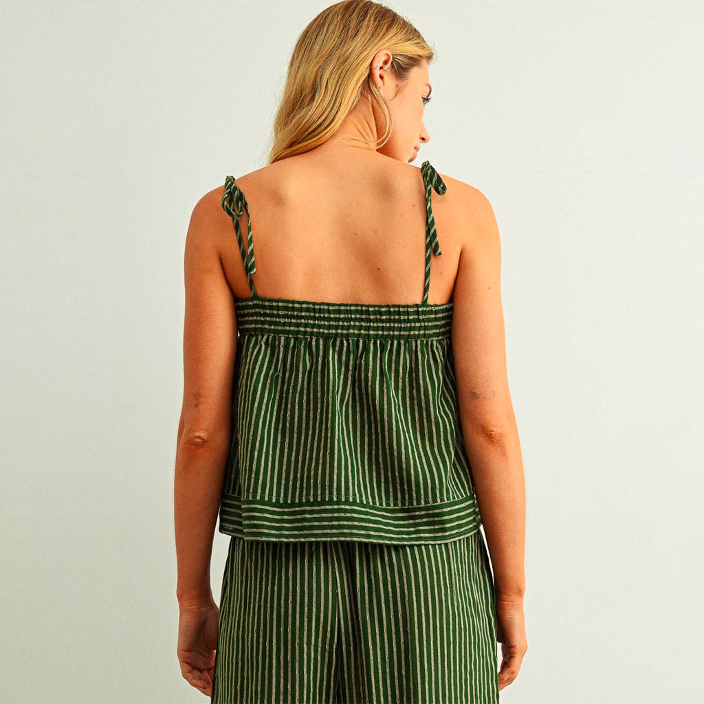 Set Verde de Rayas