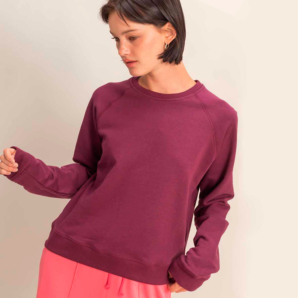 Sudadera Morada Casual