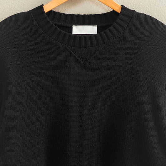 Sueter Negro de Punto