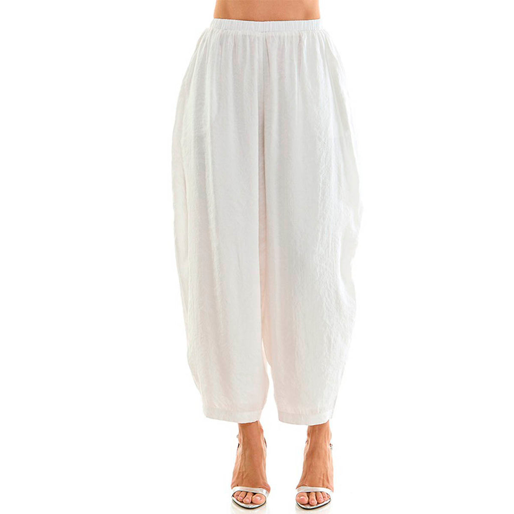 Pantalon Blanco Globo