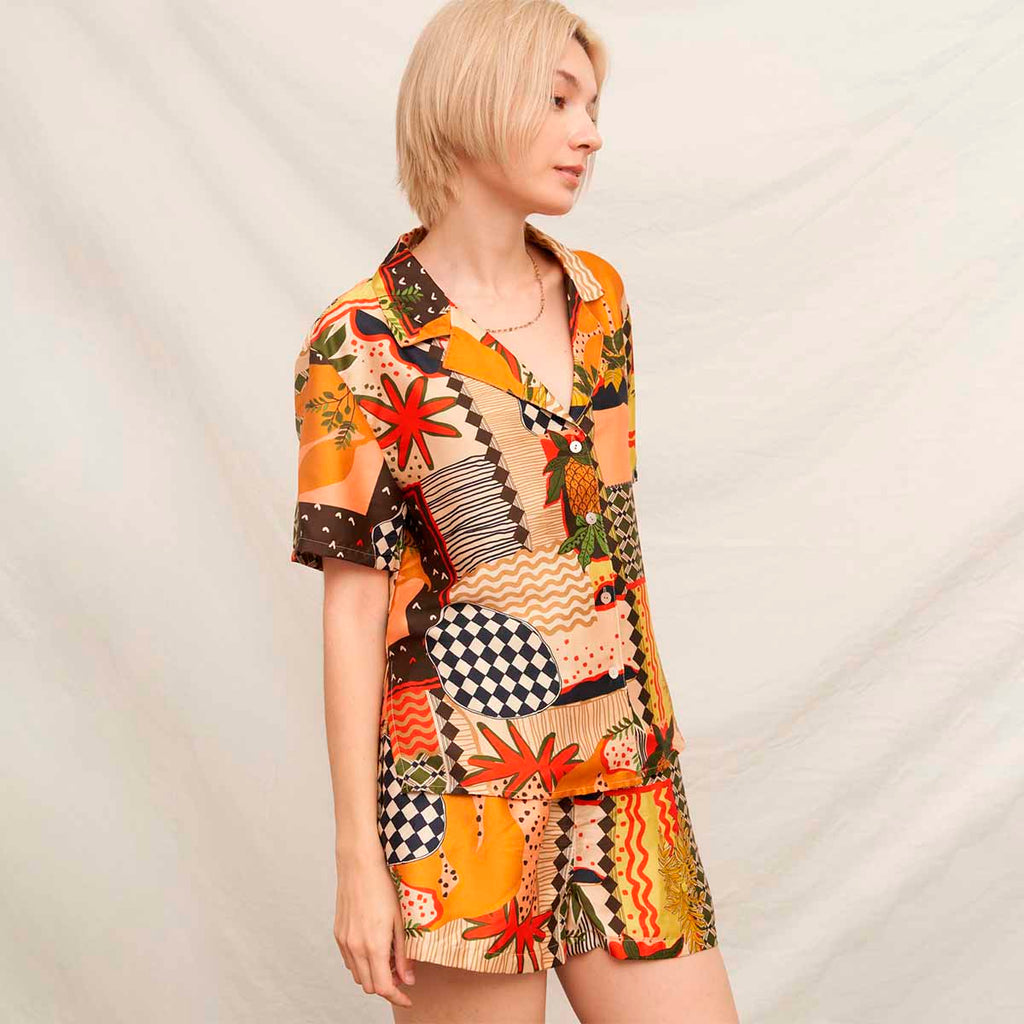 Blusa Multi Manga Corta