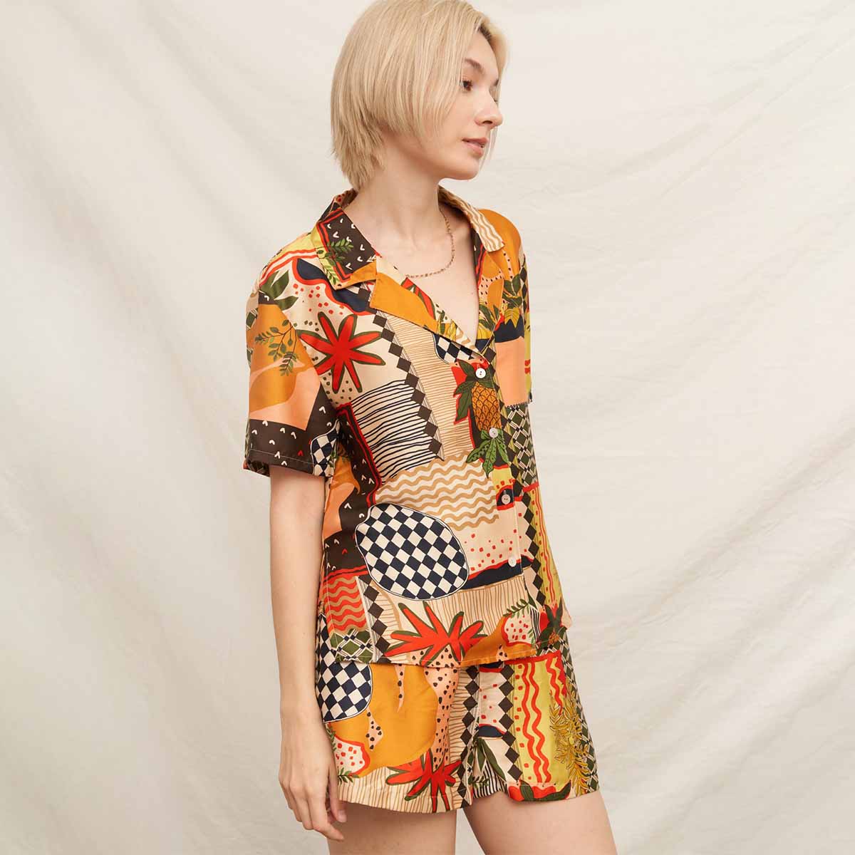 Blusa Multi Manga Corta