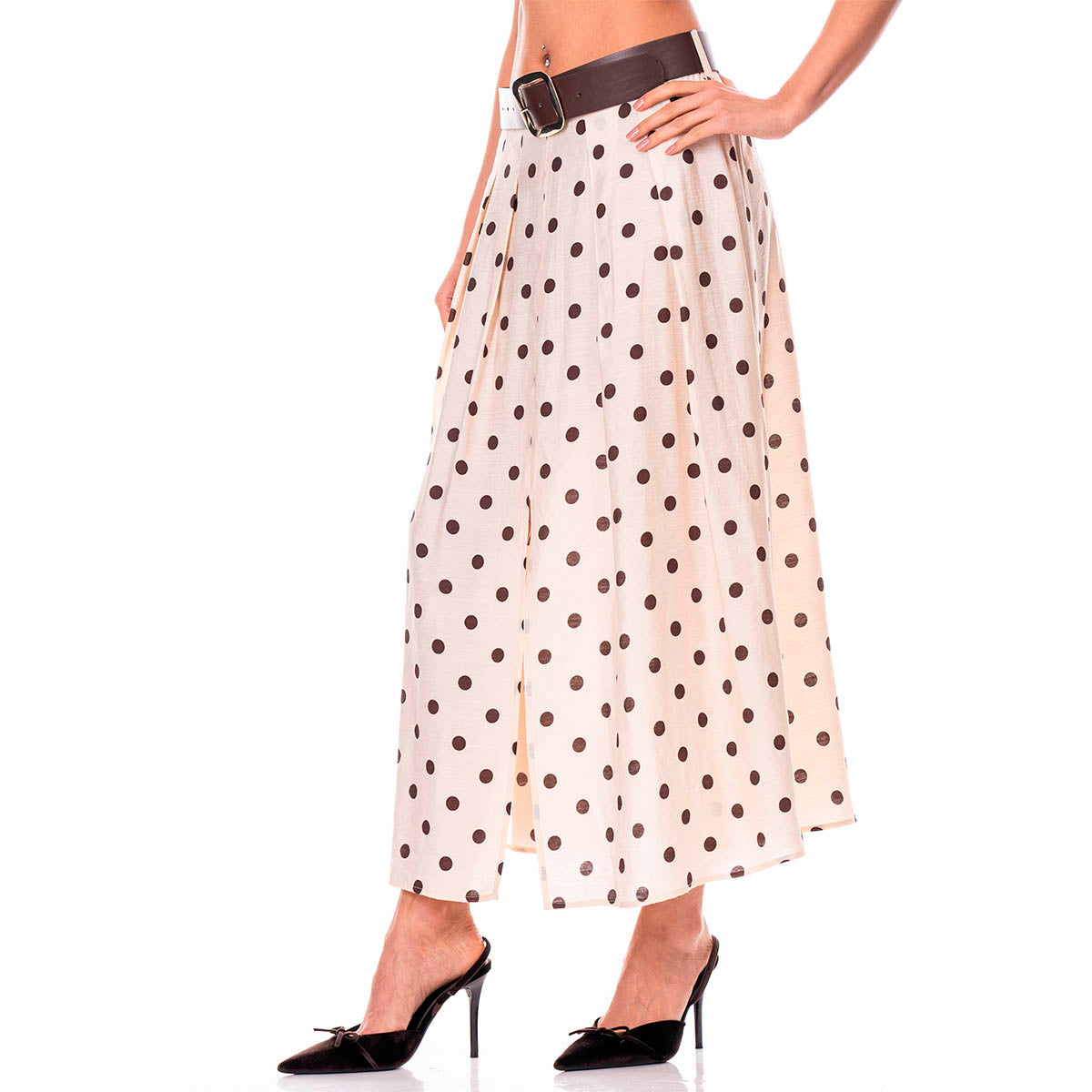 Falda Beige Larga