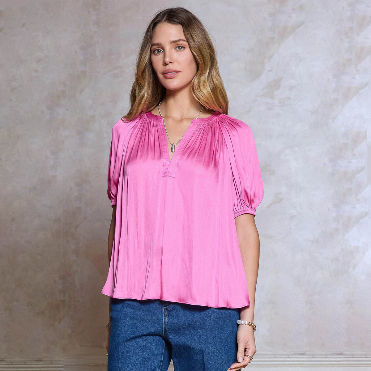 Blusa Rosa