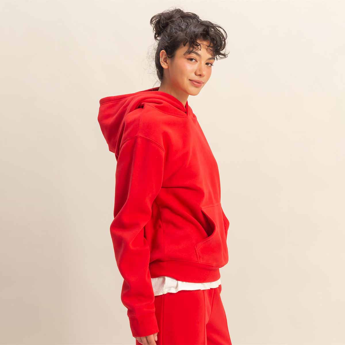 Sudadera Roja con Capucha