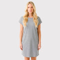 Vestido Gris de Rayas
