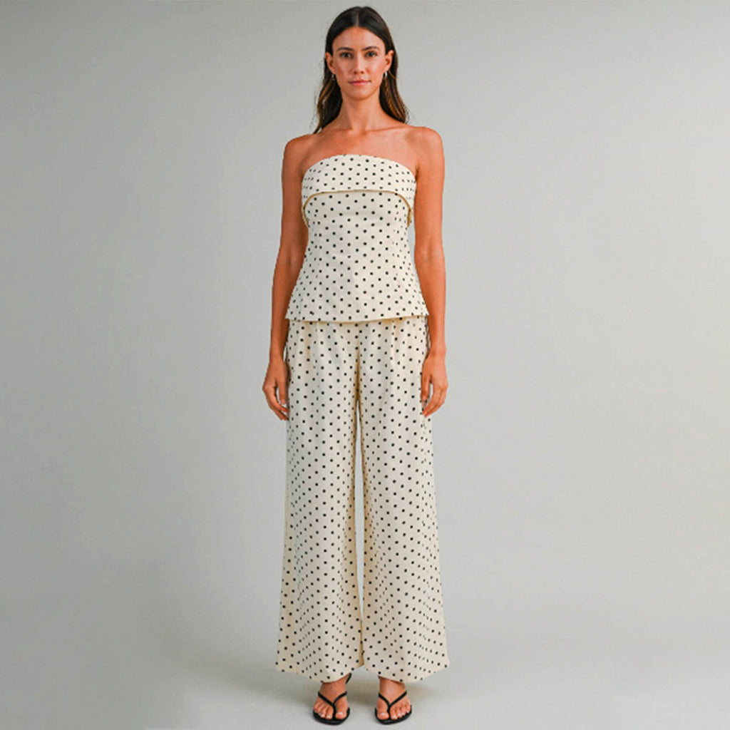 Set Beige con Estampado