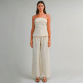 Set Beige con Estampado