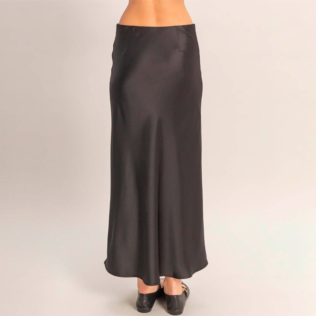 Falda Negra Satin