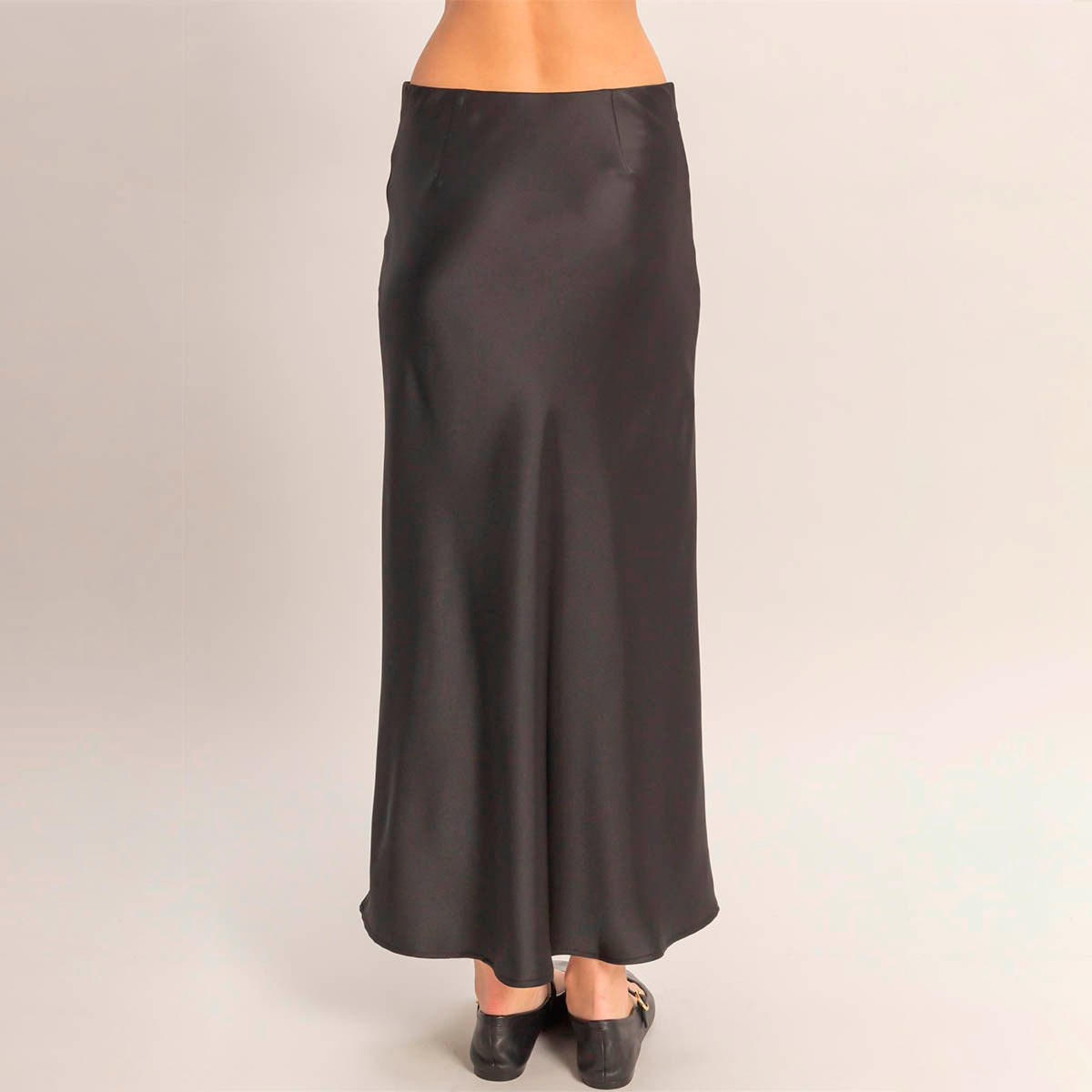Falda Negra Satin