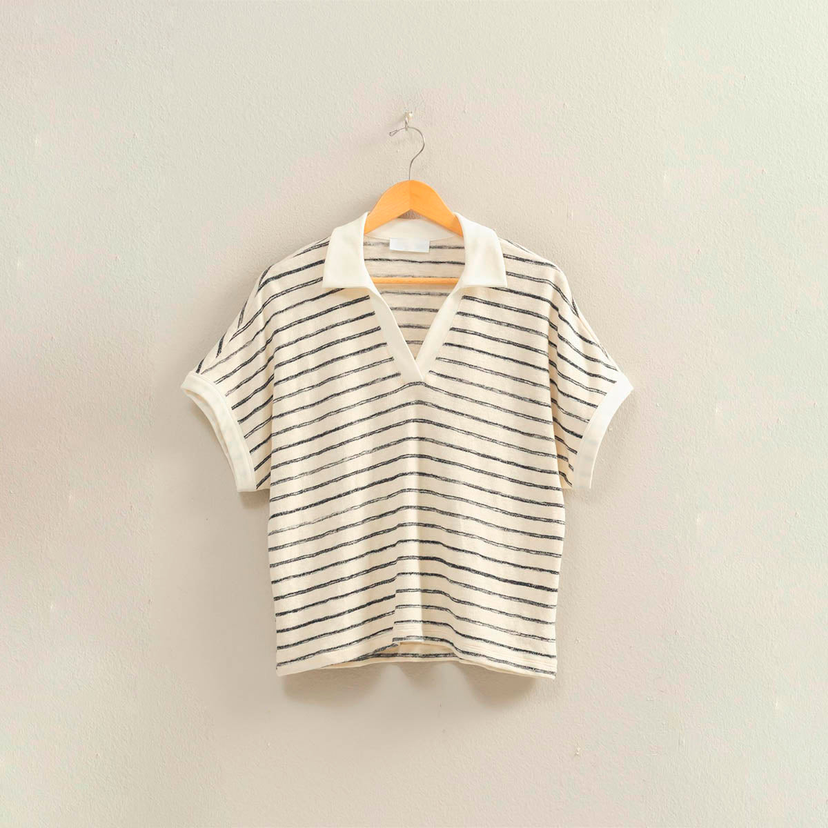 Blusa Blanca con Rayas