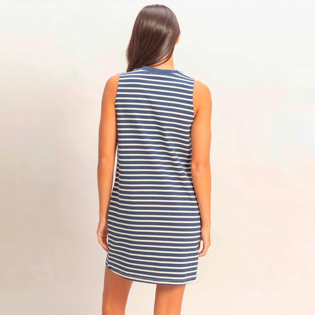 Vestido Marino de Rayas