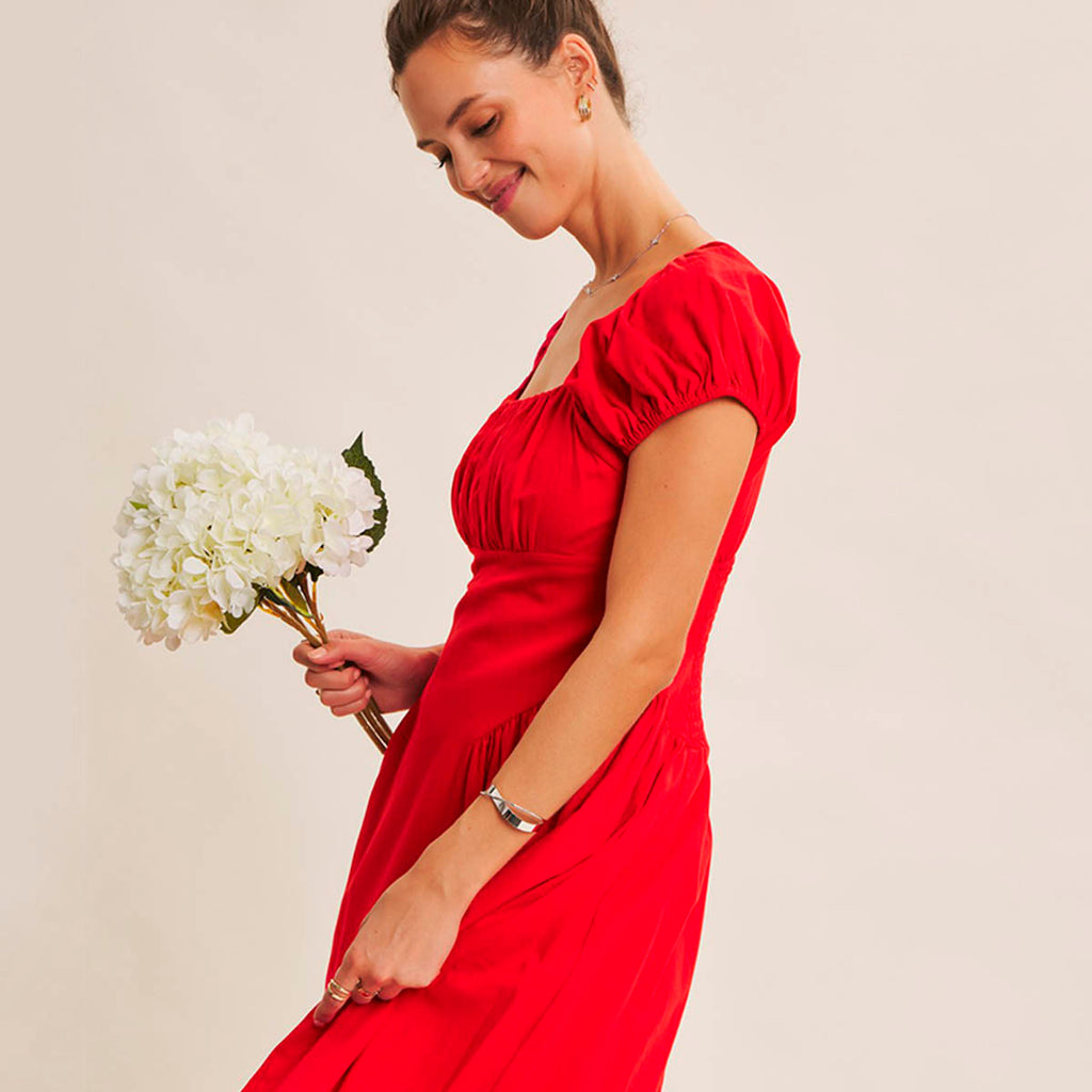 Vestido Rojo Largo