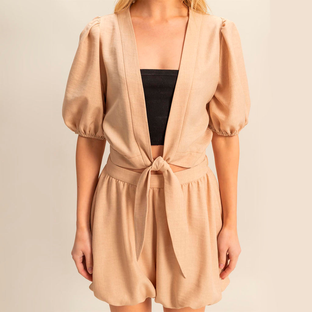 Set Beige Abullonado