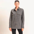 Camisa Negra a Cuadros