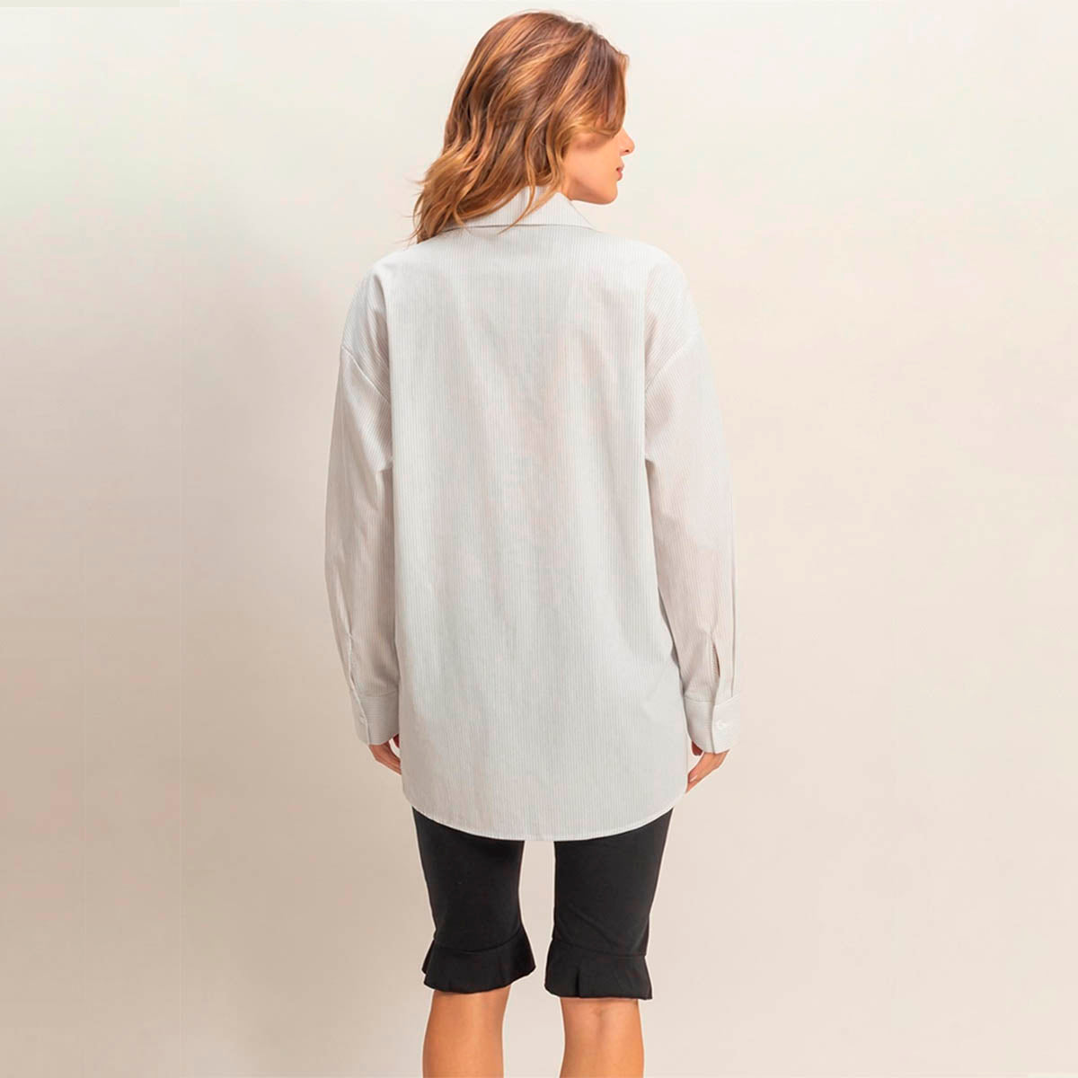 Camisa Blanco a Rayas