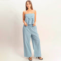 Set Azul de Rayas