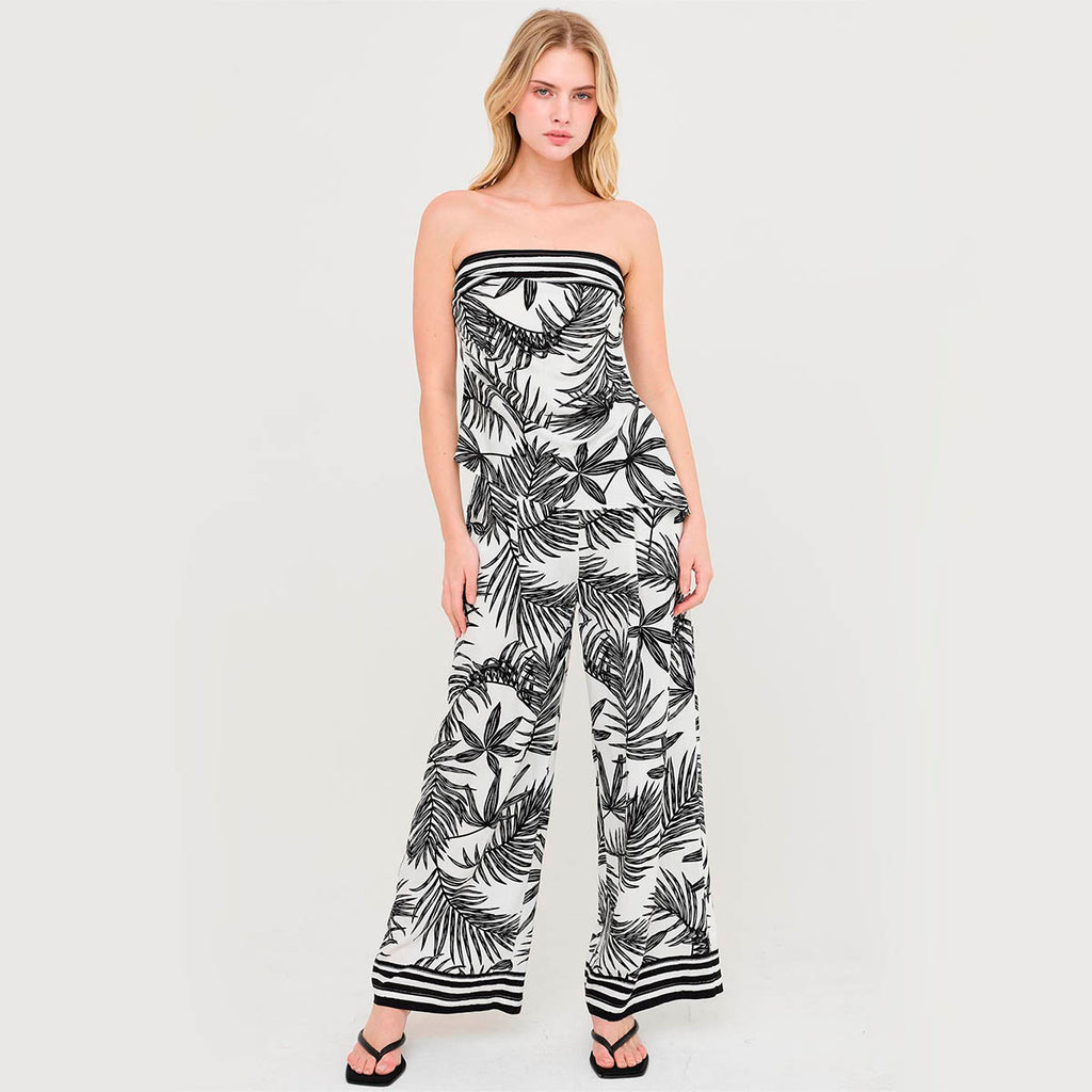 Set Negro Estampado
