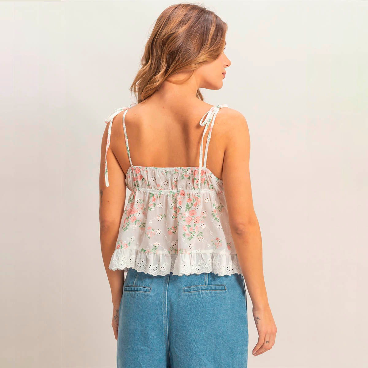 Blusa Rosa con Estampado