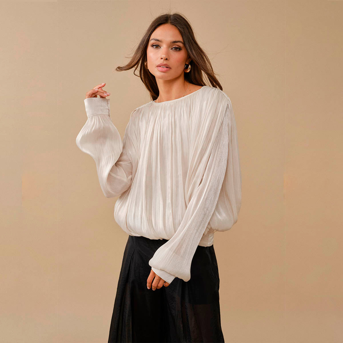 Blusa Ivory Bombacha