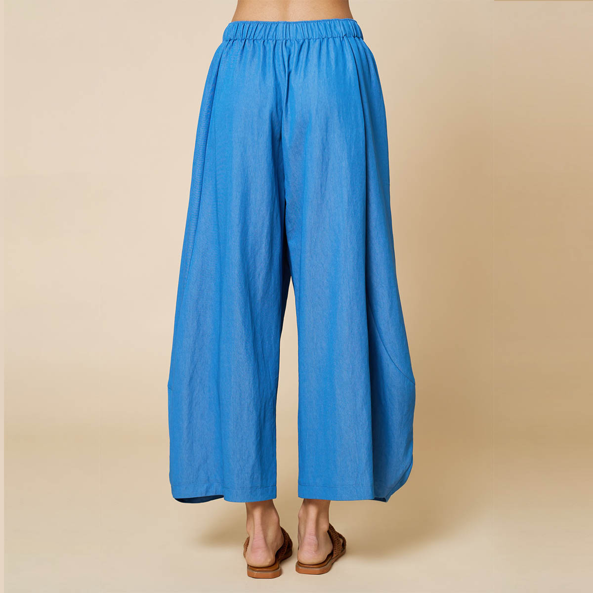 Pantalon Azul Abullonado
