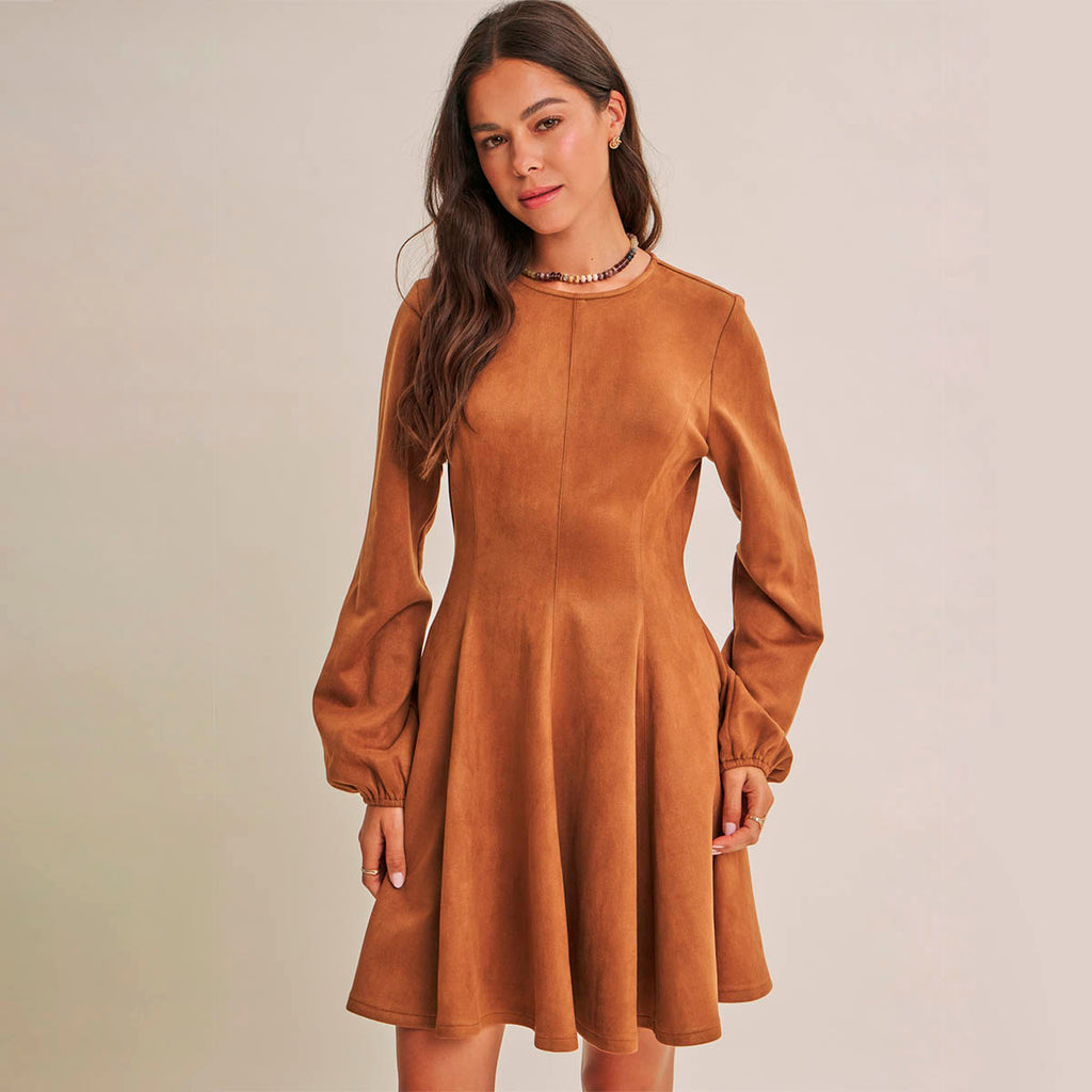 Vestido Camel