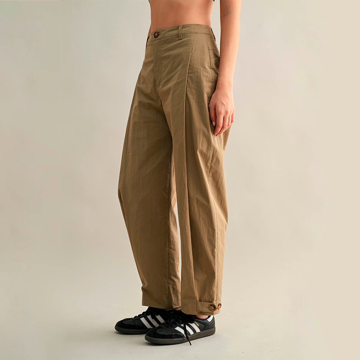 Pantalon Taupe Ancho