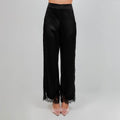Pantalon Negro con Detalles