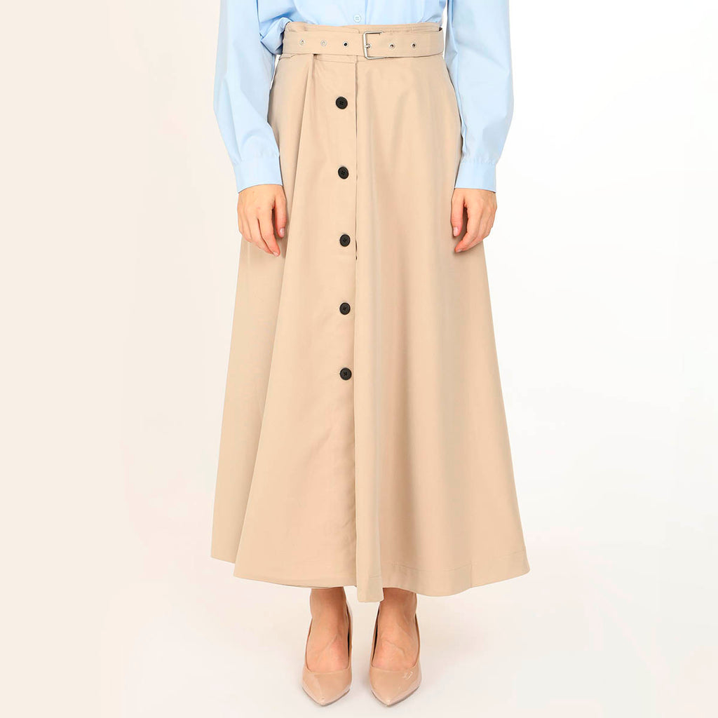 Falda Camel Larga